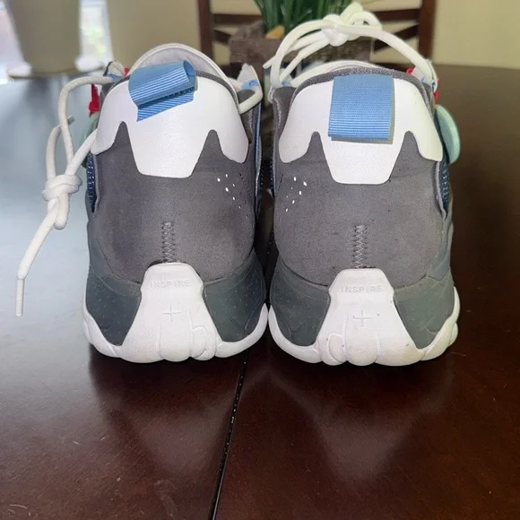 Jordan’s Jumpman Blue and White Sneakers - Picture 5 of 8